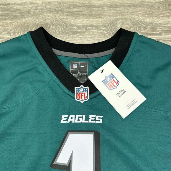 Nike Jalen Hurts Jersey Youth Boys Size L Midnight Green Philadelphia Eagles 90$ - Picture 3 of 16
